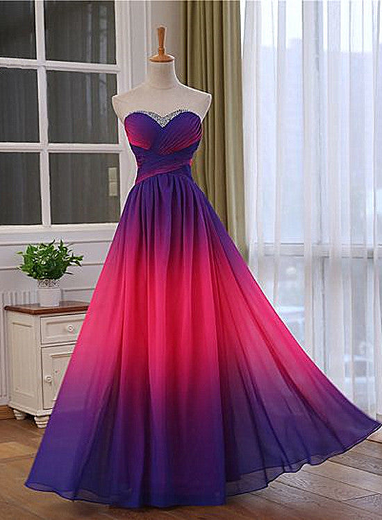 pink purple dress